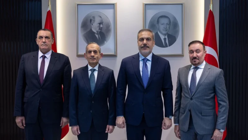 Dışişleri Bakanı Hakan Fidan, Irak’tan gelen üst düzey heyeti Ankara’da