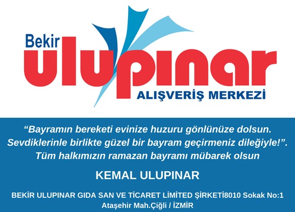 “Bayramın bereketi evinize huzuru g&ouml;nl&uuml;n&uuml;ze dolsun.Sevdiklerinle birlikte g&uuml;zel bir bayram
