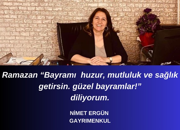 Ramazan “Bayramı huzur, mutluluk ve sağlık getirsin. g&uuml;zel bayramlar!” diliyorum.