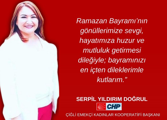 ” Ramazan Bayramı’nın g&ouml;n&uuml;llerimize sevgi, hayatımıza huzur ve mutluluk getirmesi