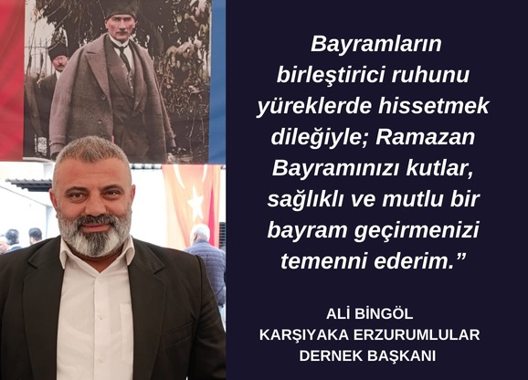 ” Bayramların birleştirici ruhunu y&uuml;reklerde hissetmek dileğiyle; Ramazan Bayramınızı kutlar,