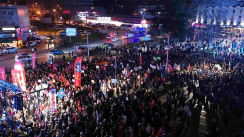 İBB Başkanı Ekrem İmamoğlu'nun 19 Mart'ta gözaltına alınmasıyla başlayan protesto
