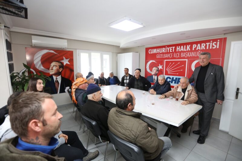 Cumhuriyet Halk Partisi Genel Merkezi’nin yapmış olduğu çağrıyla Güzelbahçe’de büyük