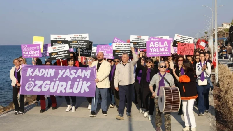 Güzelbahçe Belediyesi, 8 Mart Dünya Emekçi Kadınlar Günü’nde kadın haklarındaki