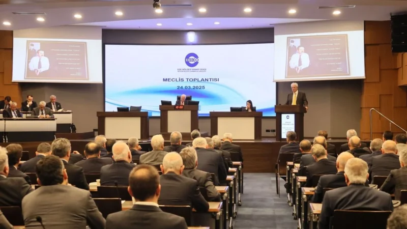 EBSO Başkanı Ender Yorgancılar, yaşanan siyasi gündeme ilişkin bir konuşma
