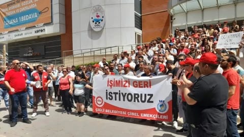 Çiğli Belediyesi’nde 10 Haziran 2024 tarihinde işten çıkarılan 147 işçi,