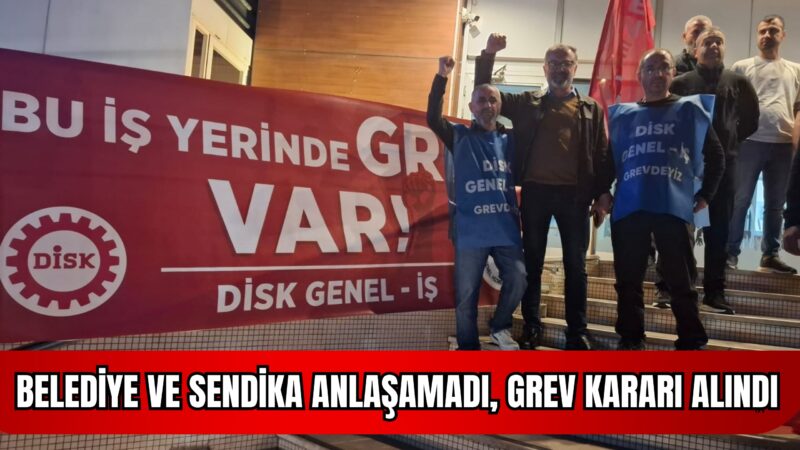 Çiğli Belediyesi’nde devam eden toplu iş sözleşmesi görüşmelerinin tıkanması üzerine