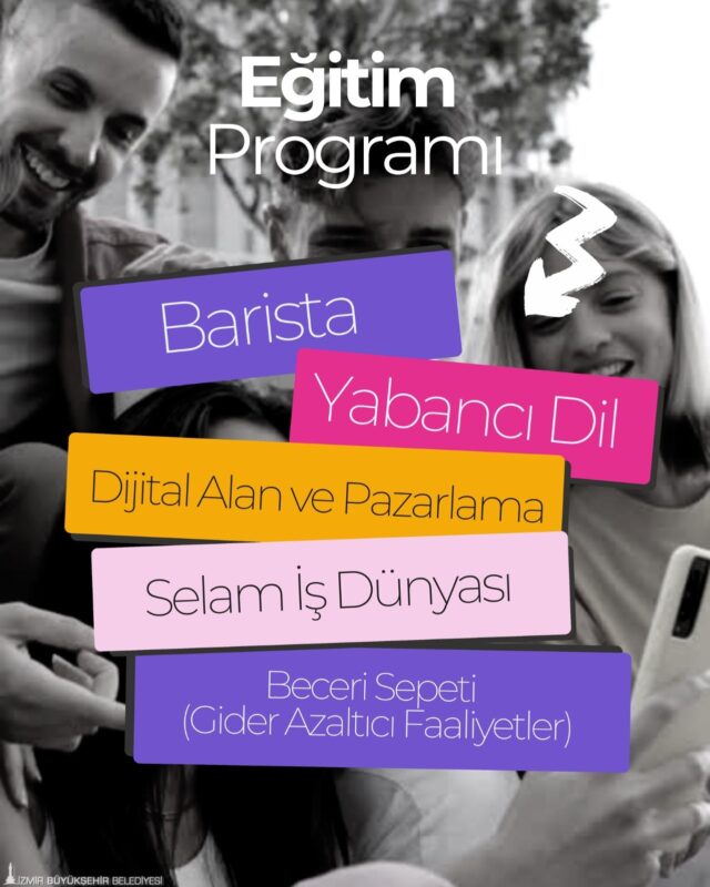 İzmir Büyükşehir Belediyesi, gençlerin kapasitelerini geliştirerek iş yaşamına nitelikli şekilde