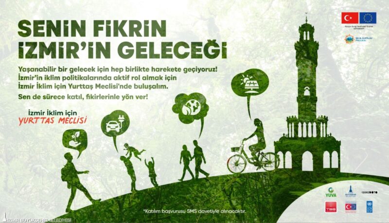İzmir Büyükşehir Belediyesi İzmirlileri iklim politikalarına dahil etmek amacıyla “İzmir
