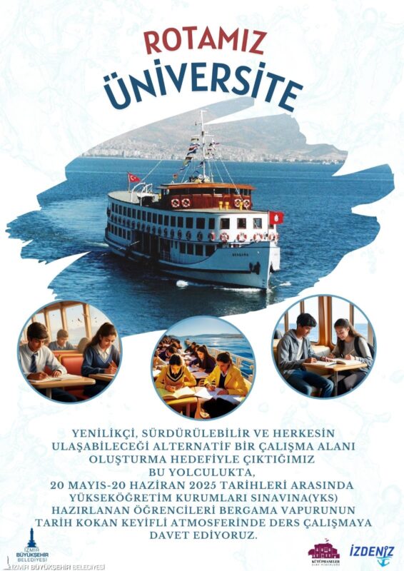 İzmir Büyükşehir Belediyesi, üniversite sınavına hazırlanan gençlerin motivasyonlarını ve verimliliklerini