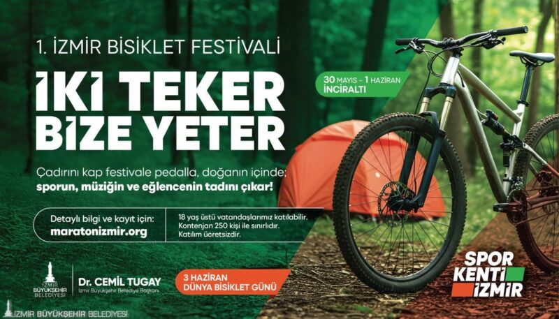 İzmir Büyükşehir Belediyesi, 3 Haziran Dünya Bisiklet Günü etkinlikleri kapsamında