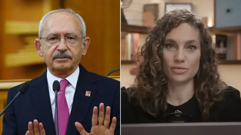 Eski CHP Genel Başkanı Kemal Kılıçdaroğlu, gazeteci Nevşin Mengü ve