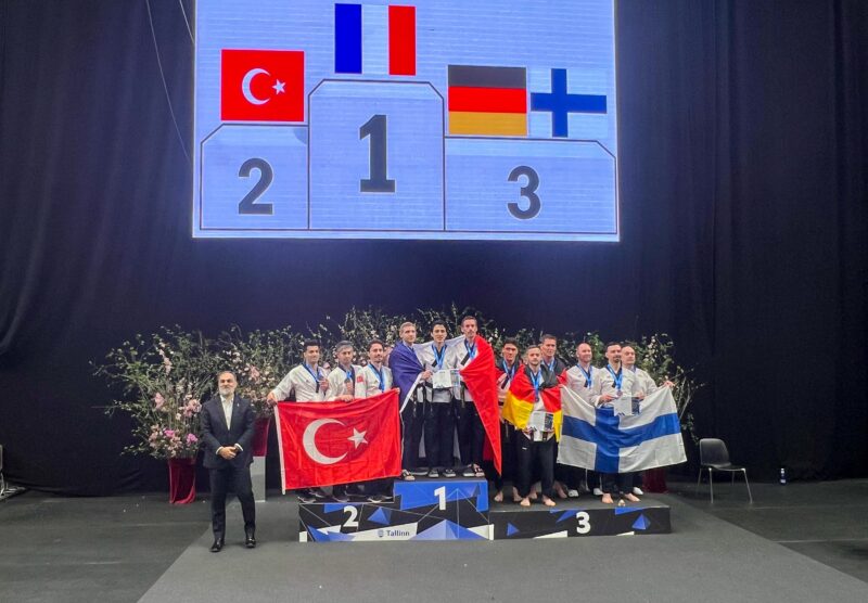 Gaziemir Belediyesi Spor Kulübü’nün taekwondo sporcuları, Estonya’da düzenlenen Avrupa Taekwondo