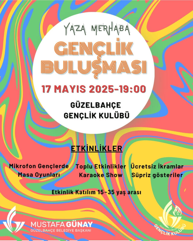 Güzelbahçe Belediyesi Gençlik Kulübü, yaz mevsimini coşkuyla karşılamak için gençleri