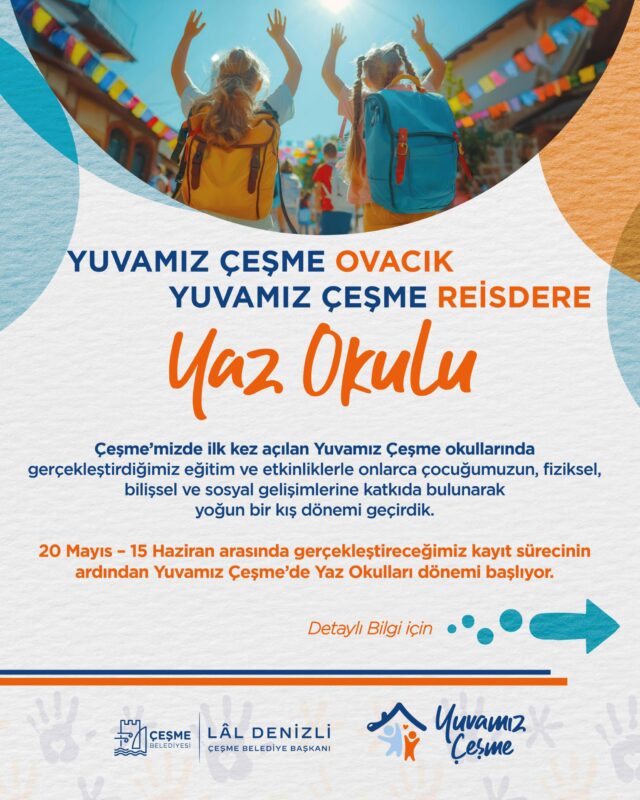 Başkan Denizli, “Çocuklarımızın eğlenirken öğrenebileceği, doğayla, sanatla ve sporla iç