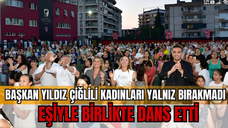 Çiğli Belediyesi’nin , Atatürk Stadı’nı düzenlediği dans ve ayrobik etkinligi