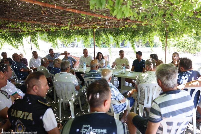 İzmir Büyükşehir Belediye Başkanı Dr. Cemil Tugay, Çeşme ve Urla'da