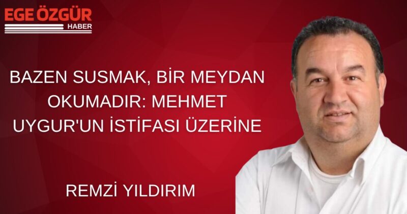 Siyasetin &ccedil;ivisi &ccedil;ıkmışsa, onu &ccedil;akacak &ccedil;eki&ccedil; değil, susarak terk edecek