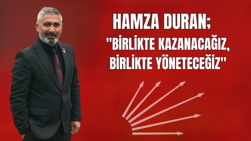 CHP Çiğli Meclis Üyesi Hamza Duran, Ağustos ayında yapılacak olan
