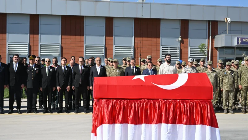 Malatya'da, askeri aracın kaza yapması sonucu şehit olan Hava Savunma