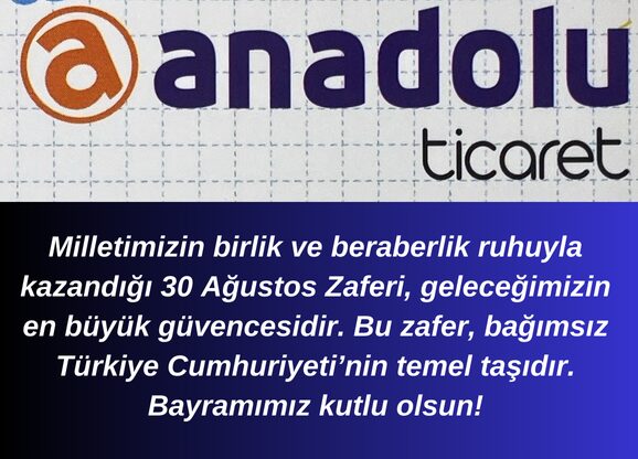 Milletimizin birlik ve beraberlik ruhuyla kazandığı 30 Ağustos Zaferi, geleceğimizin