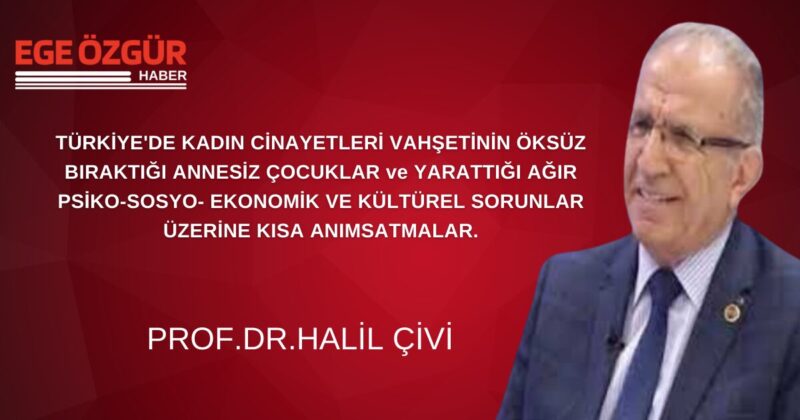 &nbsp; T&uuml;rkiye’ de kadın cinayetleri nedeniyle annesiz kalan &ccedil;ocukların yaşamları