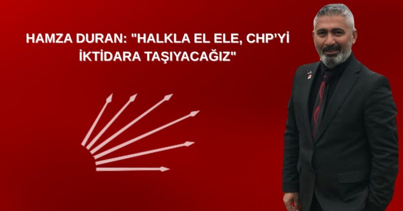 Cumhuriyet Halk Partisi Çiğli Belediye Meclis Üyesi Hamza Duran, parti