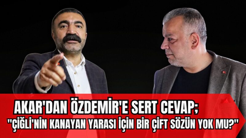 AK Parti Çiğli İlçe Başkanı Oktay Özdemir’in CHP Çiğli’deki parti