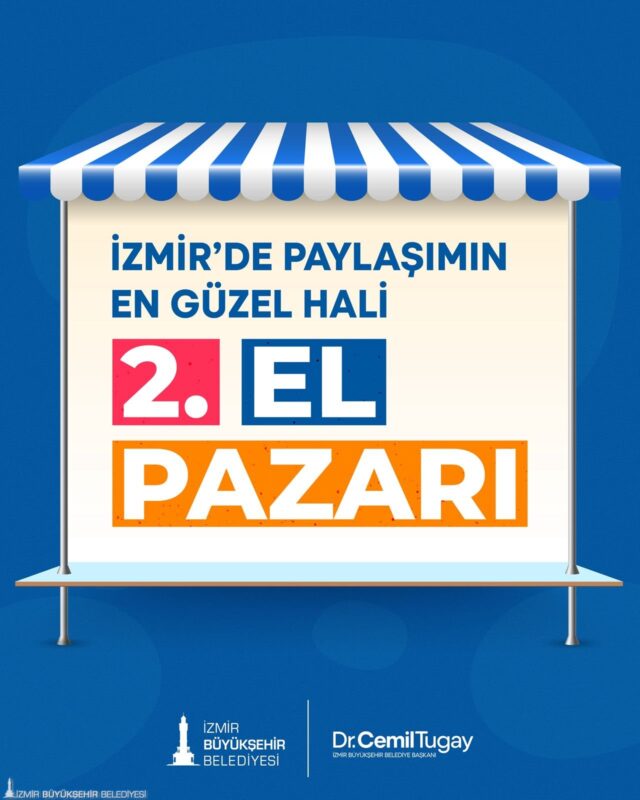 İzmir Büyükşehir Belediyesi, yurttaşların kullanmadıkları eşyaları değerlendirmesi için “İkinci El