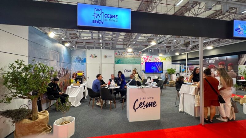  
25–26 Eylül 2025’te İstanbul’da düzenlenen Turizm Fuarı’nda Çeşme Belediyesi, ÇEŞTOB