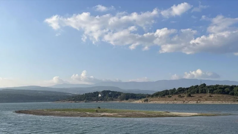 Bolu’nun içme suyu ihtiyacının karşılandığı Gölköy Baraj Gölü’nde su seviyesi