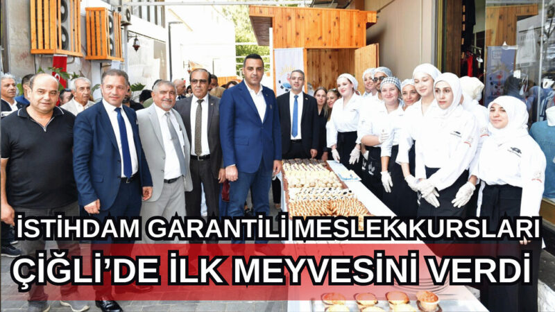 Ahilik Haftası etkinlikleri kapsamında Çiğli Kadın El Emeği Sokağı’nda düzenlenen