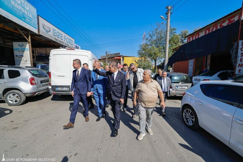 İzmir Büyükşehir Belediye Başkanı Dr. Cemil Tugay, 400 dönümlük arazi