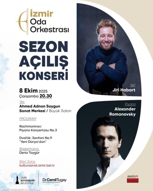 İzmir Büyükşehir Belediyesi’ne bağlı İzmir Oda Orkestrası 2025-2026 konser sezonunu