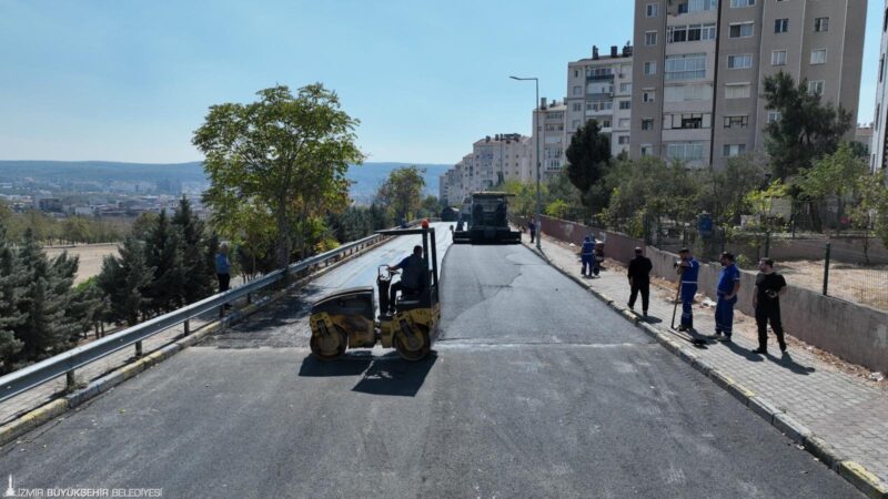 Buca’da bir buçuk yıl içinde 53 bin tonun üzerinde asfalt