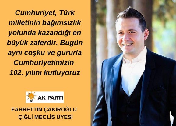 Cumhuriyet, Türk milletinin bağımsızlık yolunda kazandığı en büyük zaferdir. Bugün
