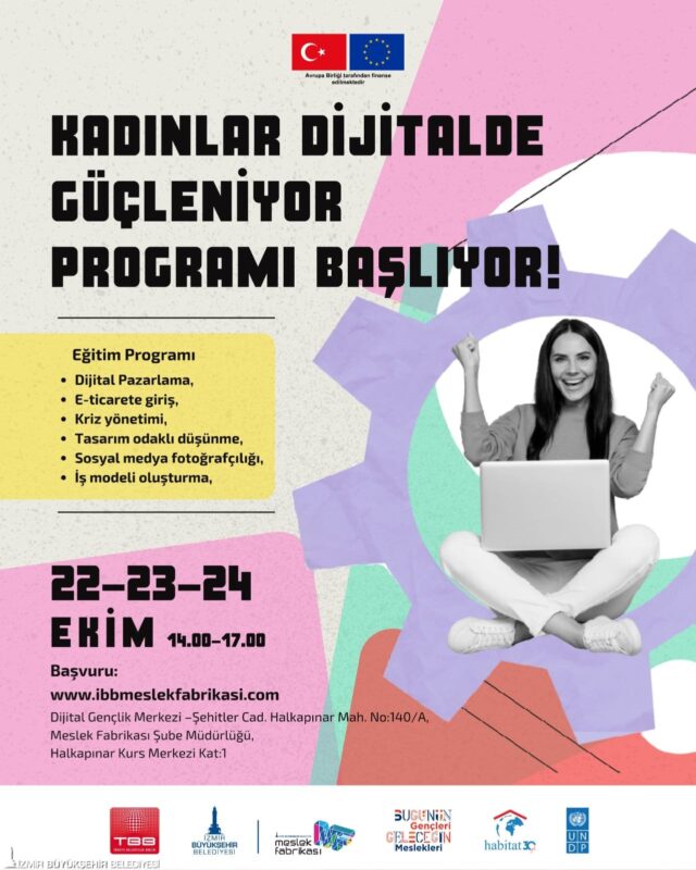 İzmir Büyükşehir Belediyesi, Meslek Fabrikası Şube Müdürlüğü Dijital Gençlik Merkezi'nde