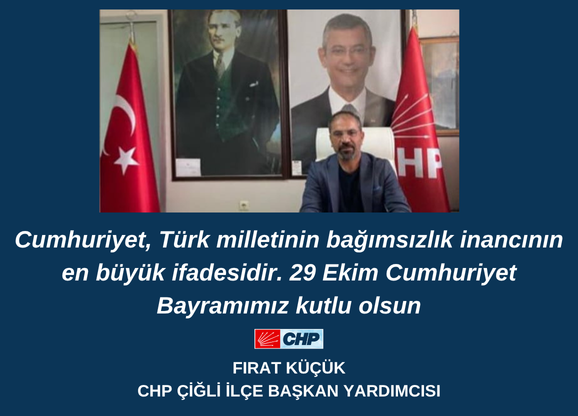 Cumhuriyet, Türk milletinin bağımsızlık inancının en büyük ifadesidir. 29 Ekim