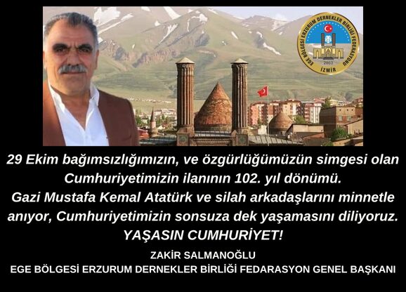 29 Ekim bağımsızlığımızın, ve özgürlüğümüzün simgesi olan Cumhuriyetimizin ilanının 102.