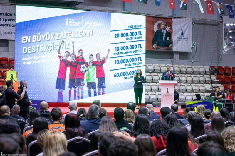 İzmir Büyükşehir Belediyesi’nin kentteki amatör spor kulüplerine bu yıl verdiği