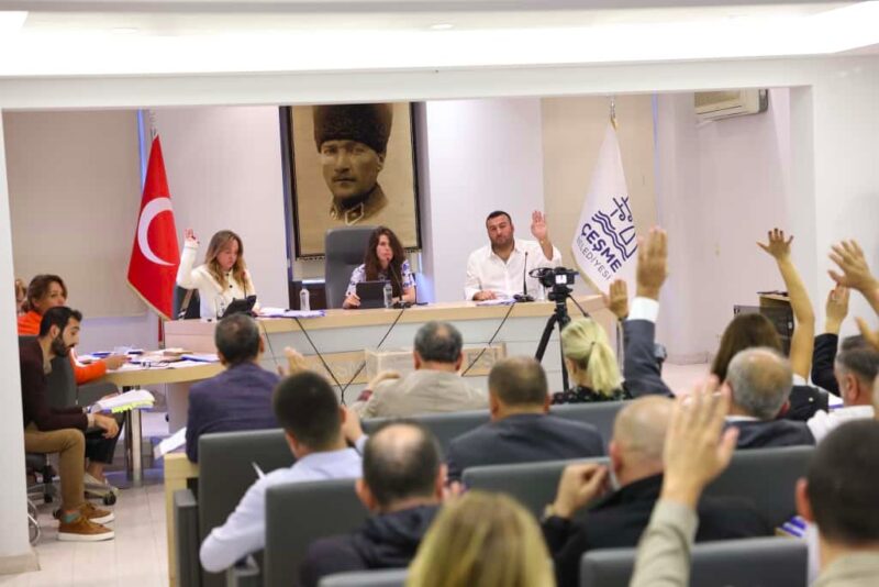 Çeşme Belediye Meclisi, Ekim ayı olağan toplantısının birinci birleşimini 6