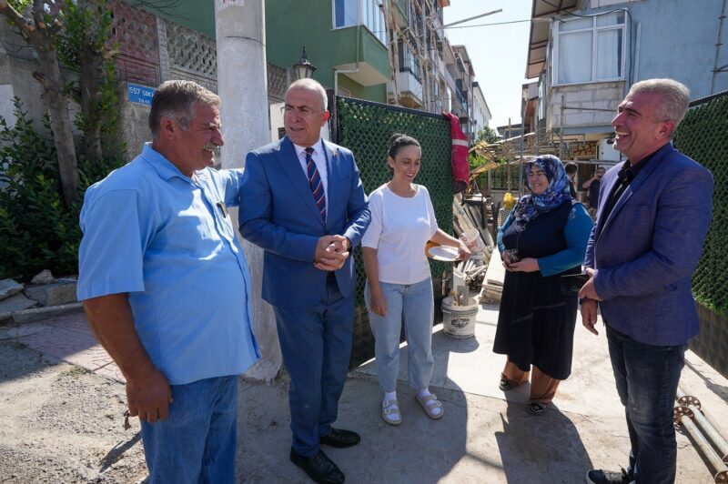 Gaziemir Belediyesi, Beyazevler Mahallesi’nde meydana gelen ve yerleşim alanlarına da