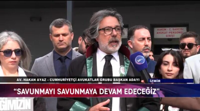 Cumhuriyetçi Avukatlar Grubu, İzmir Barosu 2026 Seçimlerinde Av. Hakan Ayaz’ı