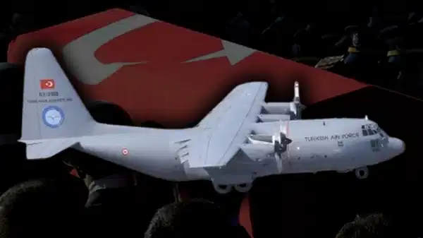 Milli Savunma Bakanlığı (MSB), Gürcistan-Azerbaycan sınırında düşen askeri kargo uçağıyla