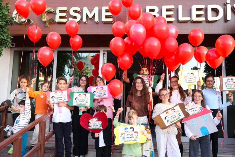 Çeşme Belediyesi, 20 Kasım Dünya Çocuk Hakları Günü kapsamında 1. Çocuk