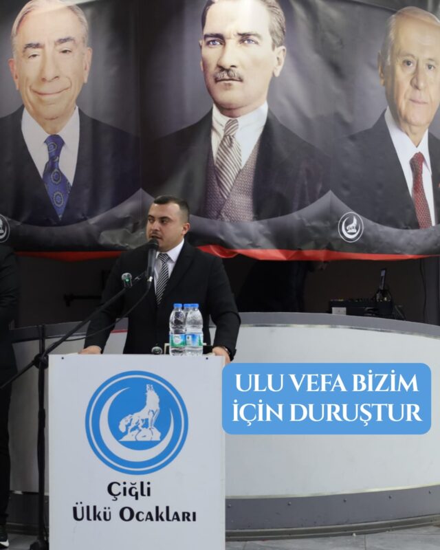 Alparslan Ulu’dan anlamlı “Ahde Vefa Gecesi”
Ülkü Ocakları Çiğli İlçe Başkanı