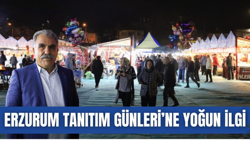 Erzurum Tanıtım Günleri, Çiğli Kaymakamlığı karşısındaki geniş alana kurulan stantlarla