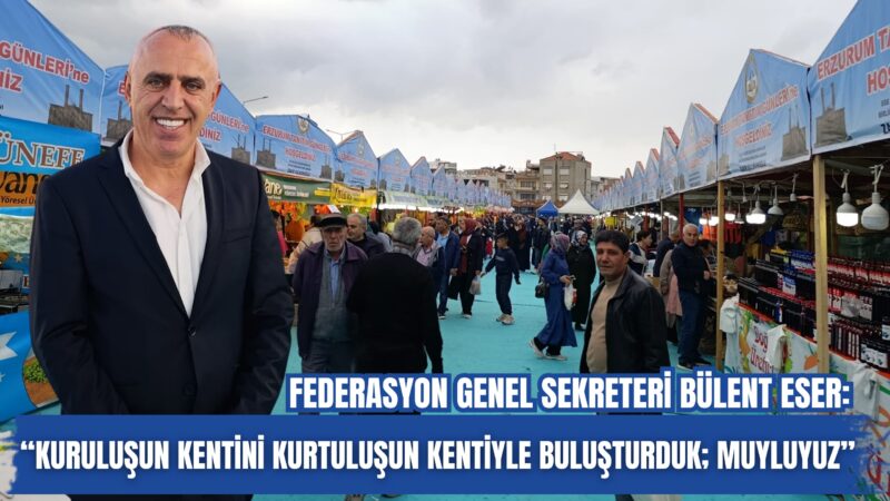 Ege Bölgesi Erzurum Dernekler Birliği Federasyonu Genel Sekreteri ve iş