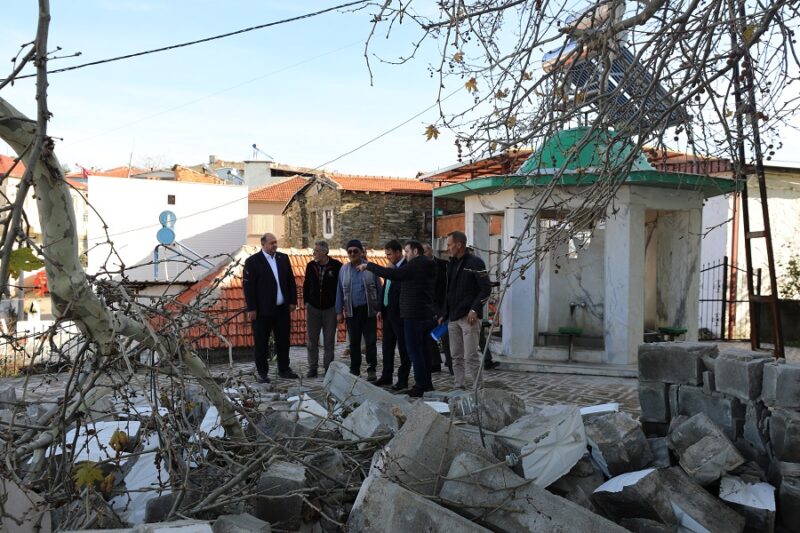 Menderes Belediye Başkanı İlkay Çiçek, yakın zamanda yaşanan afette zarar
