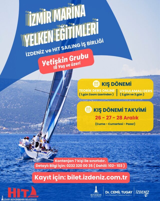 İzmir’in denizle kurduğu güçlü bağın önemli merkezlerinden İzmir Marina, kış